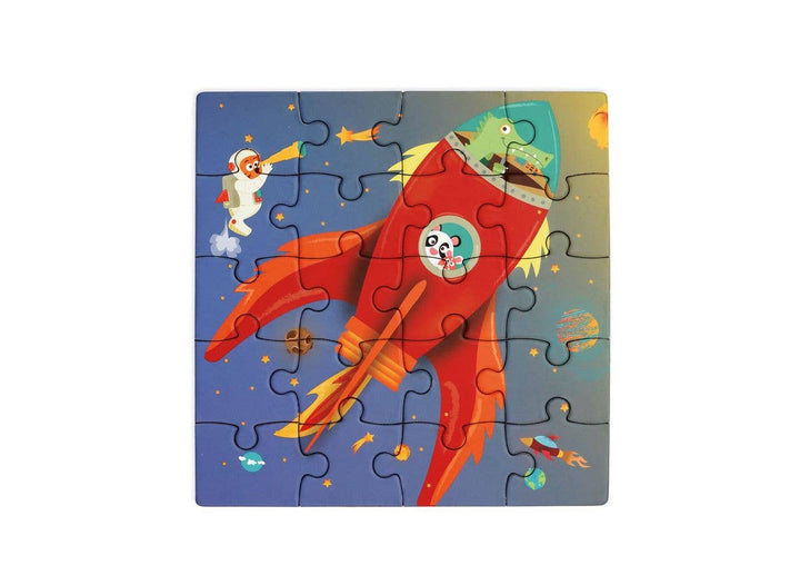 Scratch - Magnetic Puzzle Book SPACE