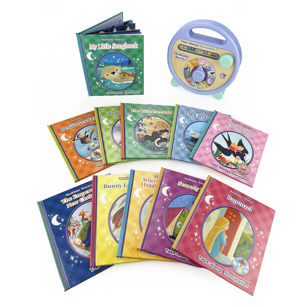 Bedtime Stories Take-Along Storyteller Book Set