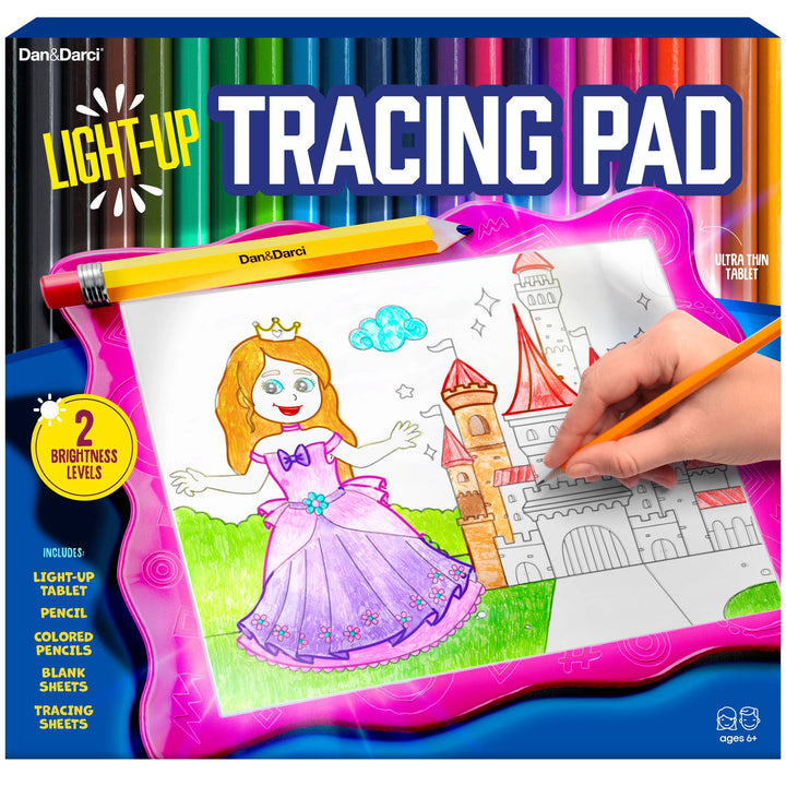 Light Up Tracing Pad for Kids - Craft Kit for Girls & Boys