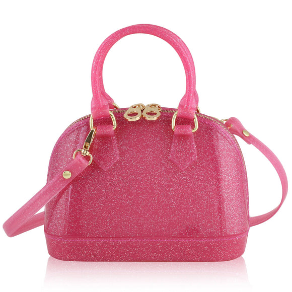Cate in Hot Pink Sparkle: She's a Star Edition Kids Purse
