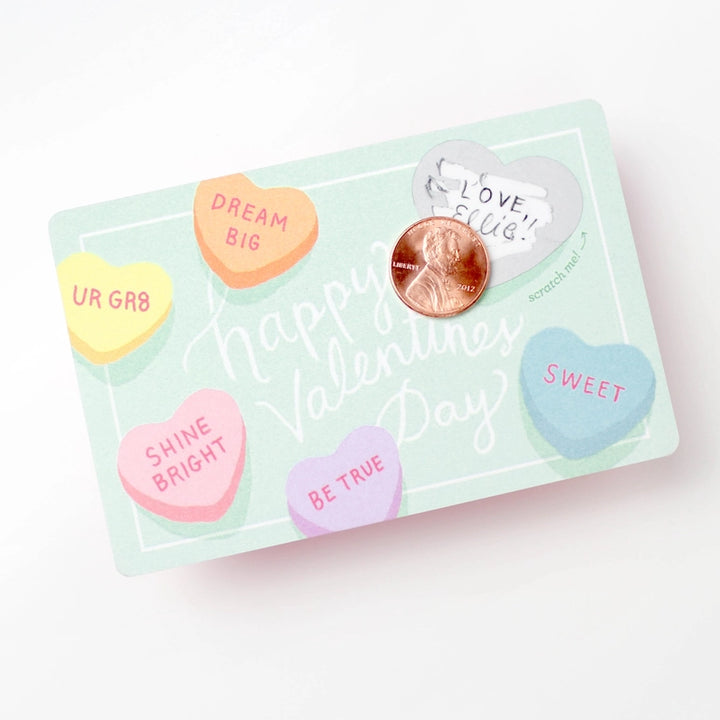 Scratch-Off Valentines-Sweetheart-Set of 18