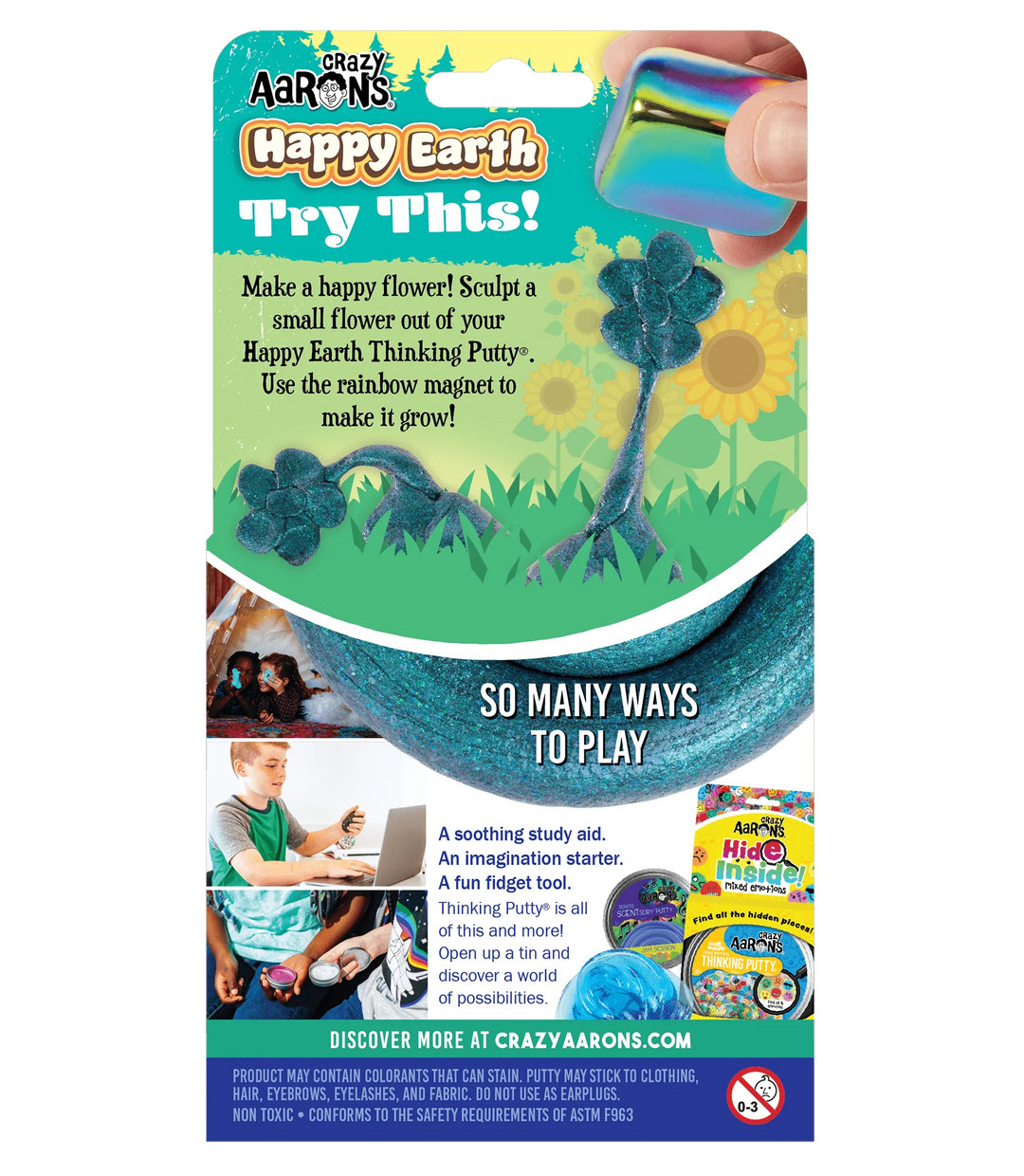 Happy Earth Magnetic Storm Thinking Putty