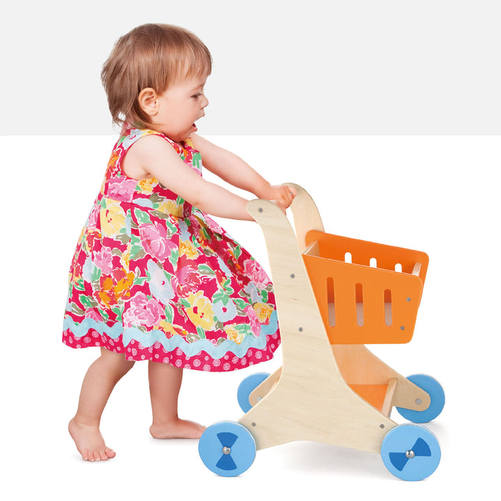 Viga Wooden Shopping Cart