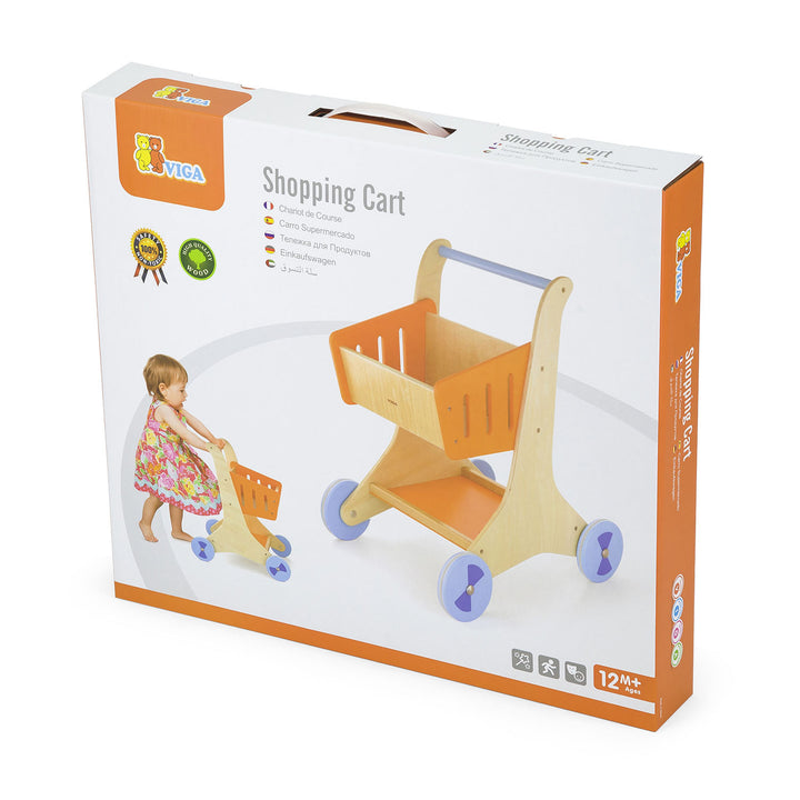 Viga Wooden Shopping Cart