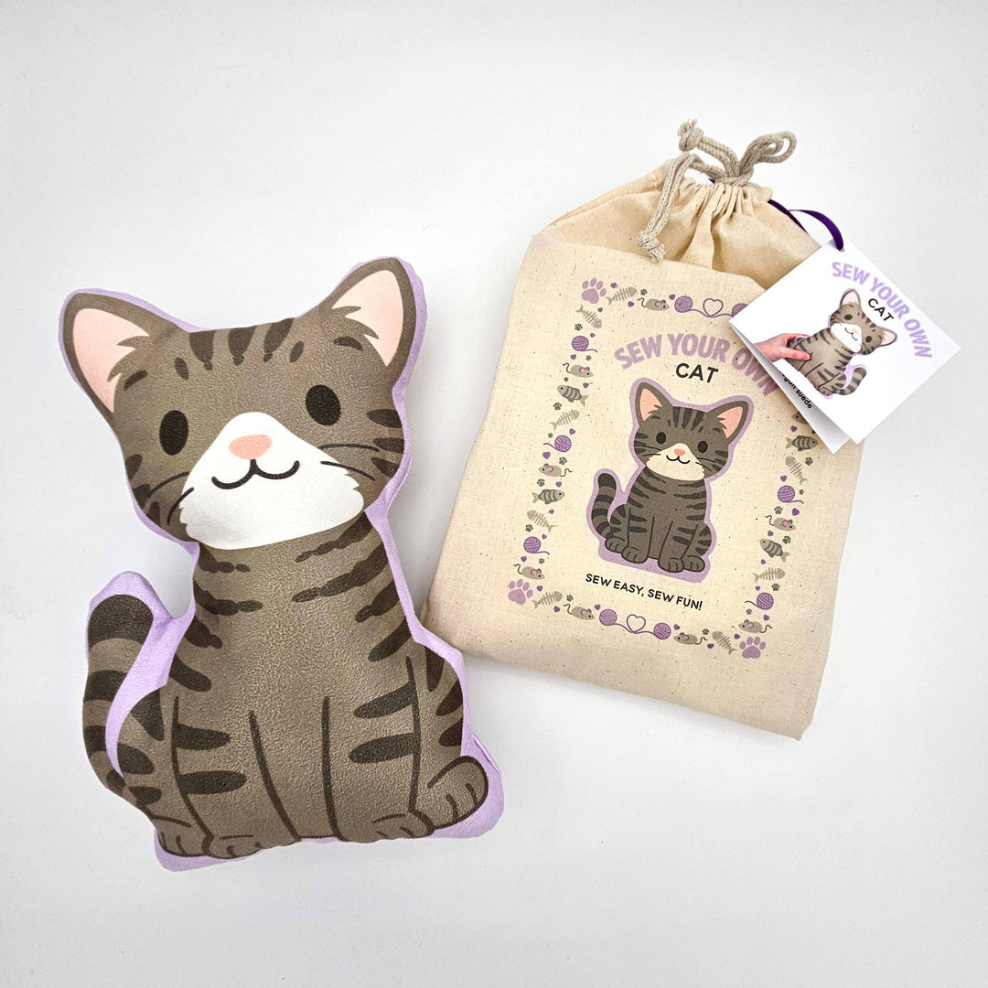 Sew Your Own Cat Kit - Tabby Cat 