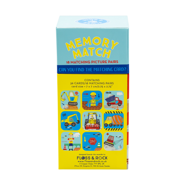 Construction Memory Match - Kids' Brain Game
