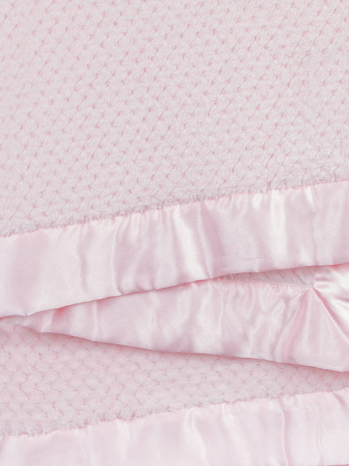 Honeycomb™ Baby Blanket: Pink