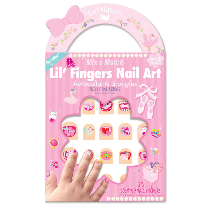 Lil' Fingers Nail Art | Pretty Ballerinas Nail Stickers