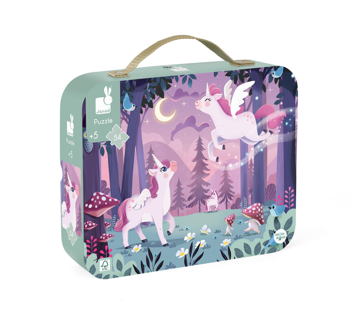 Magical Unicorns Suitcase Puzzle - 54 Pieces