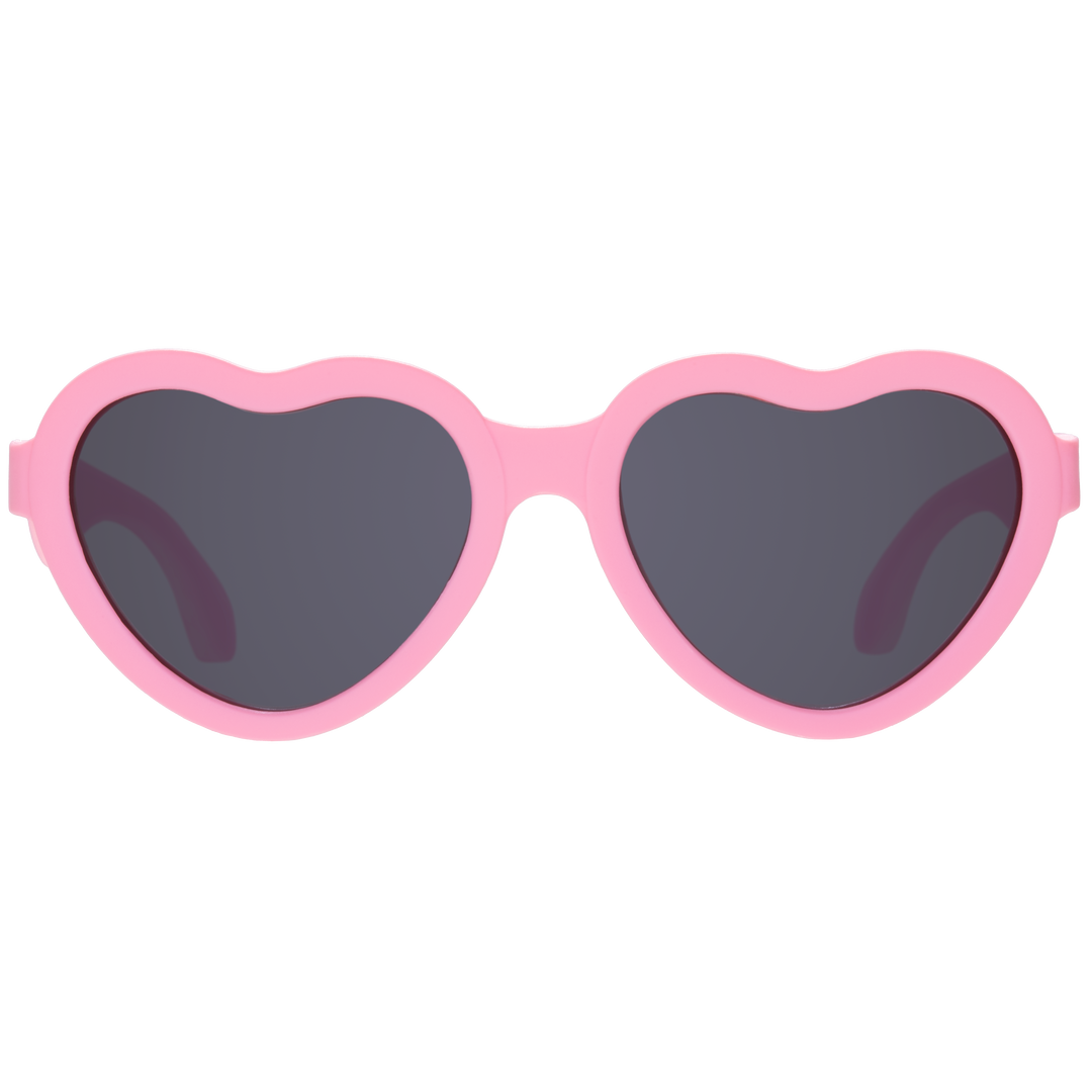 Candy Pink Heart Baby Sunglasses on Peggable Hangtag: Ages 0-2