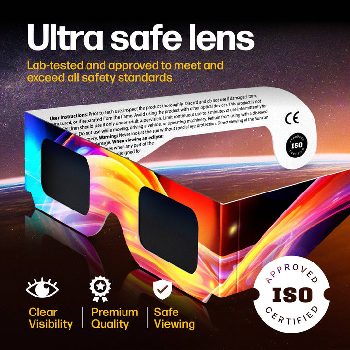 Solar Eclipse Glasses Approved- AAS, ISO & CE