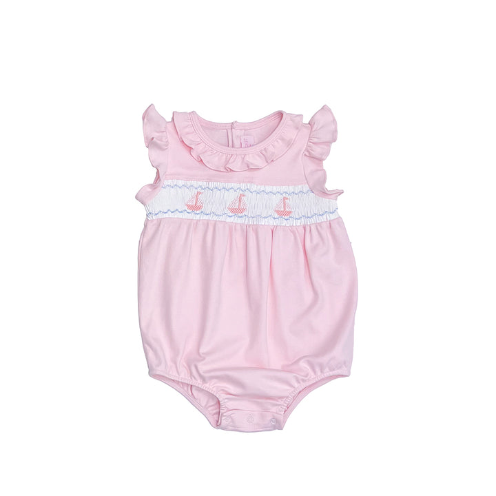 Set Sail Smocked Pima Bubble-Primrose