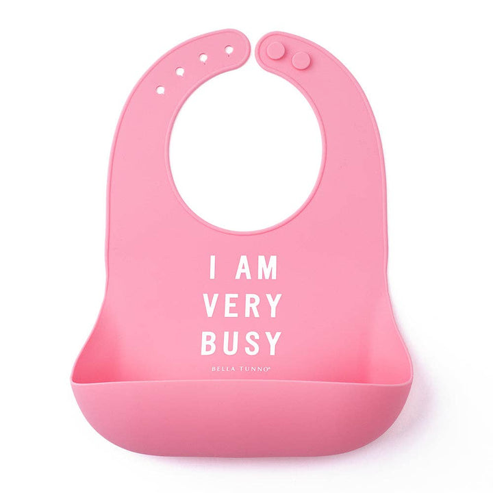 Very Busy Wonder Bib: Pink