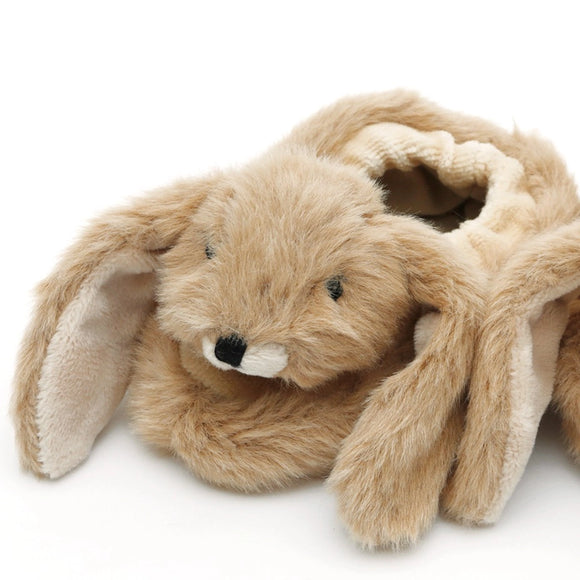 Bunny Baby Soft Slippers Brown