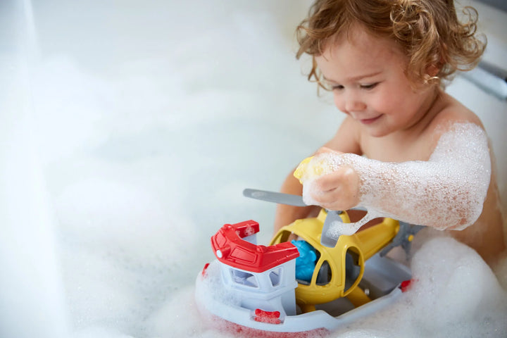 Rescue Boat & Helicopter