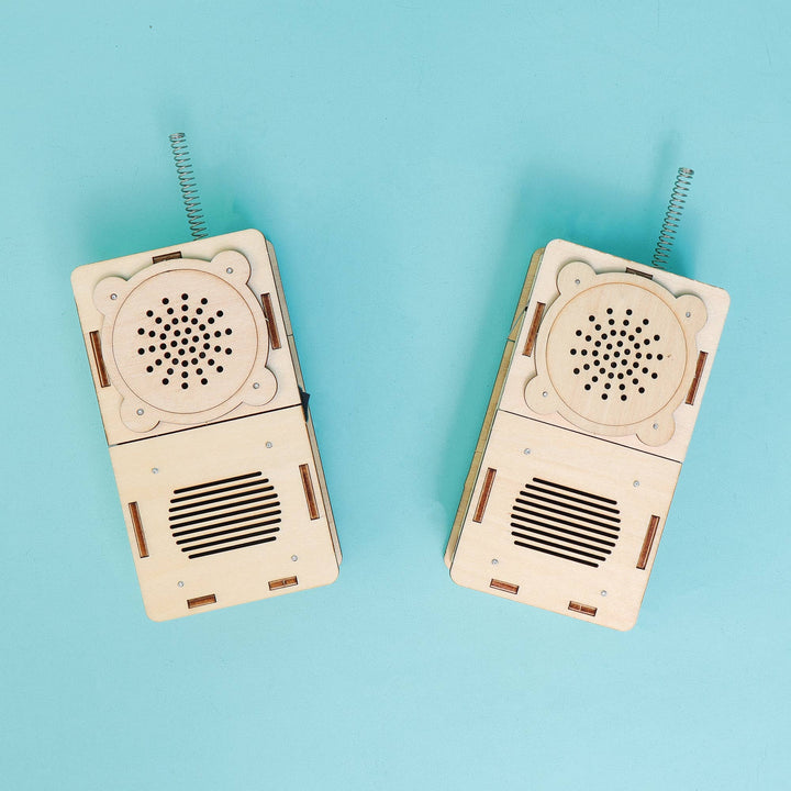 Build and Learn Walkie-Talkie STEM Kit (Set of 2)