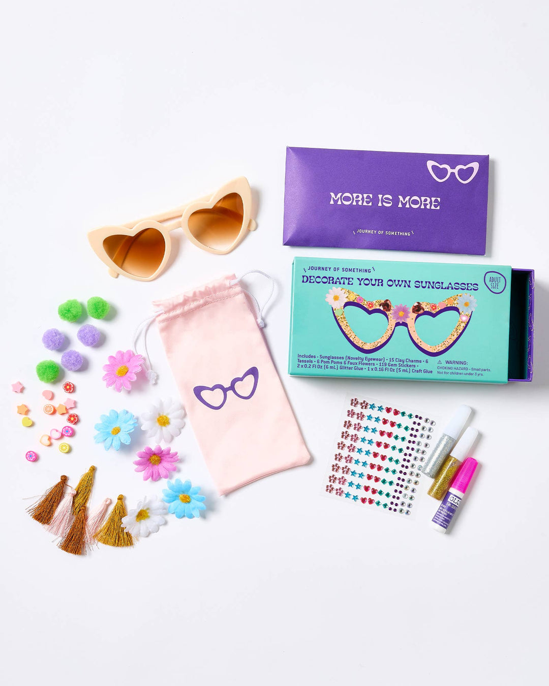 Decorate Your Own Heart Sunglasses Kit
