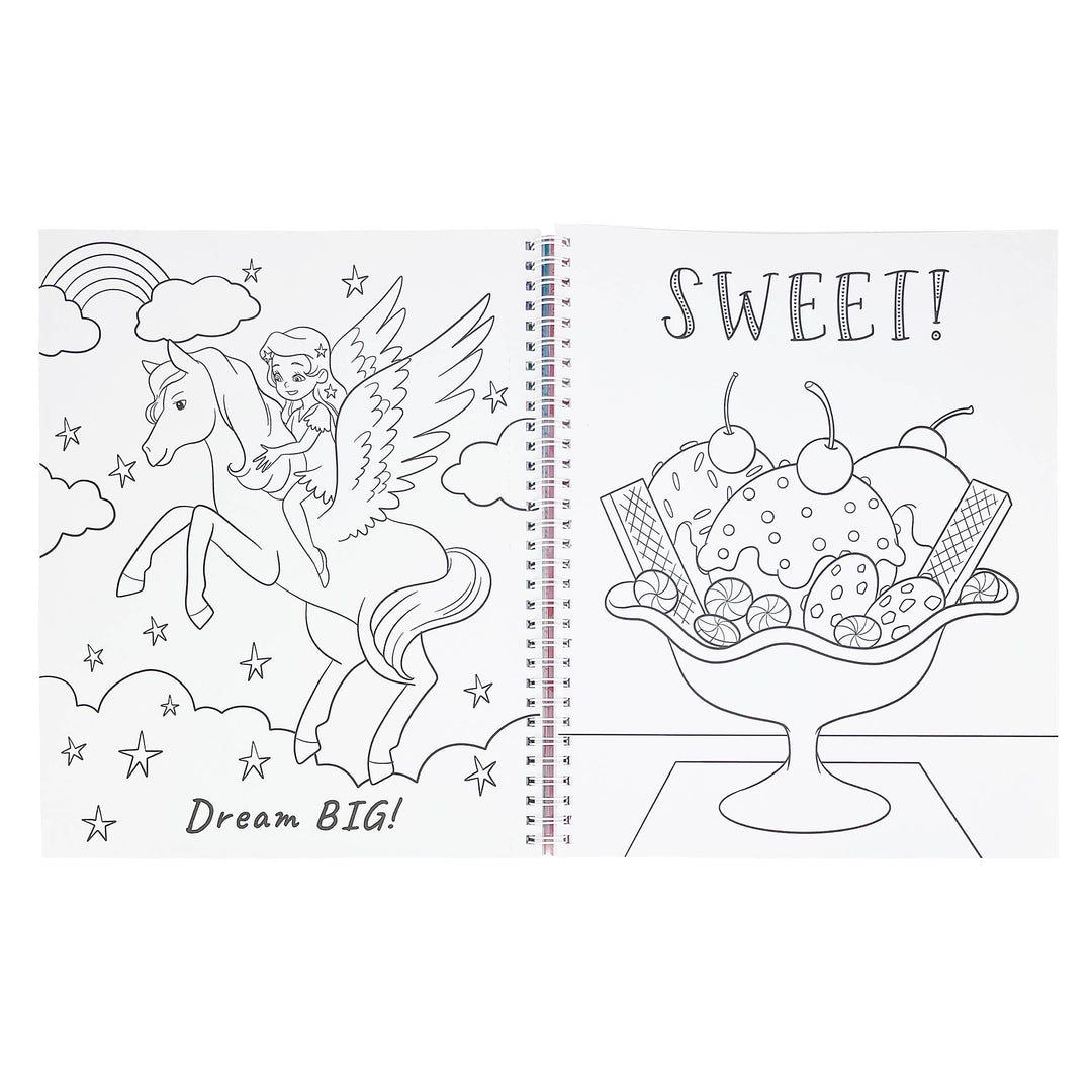 Girl Time! Sticker & Coloring Activity Book