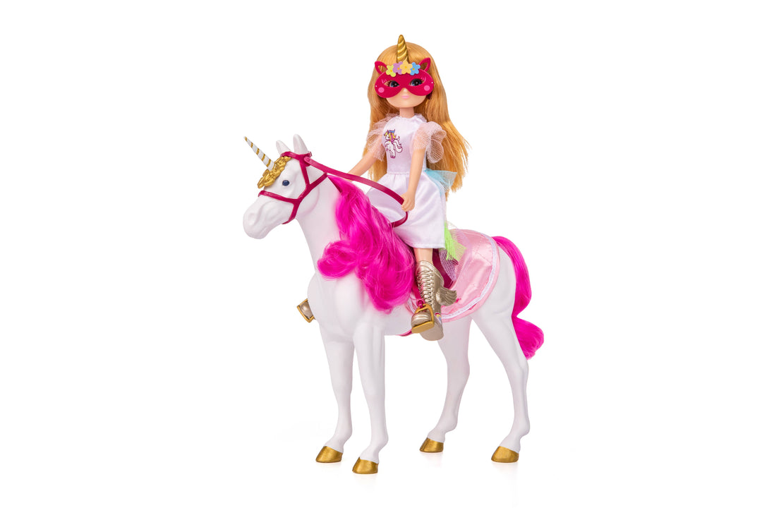 Unicorn Lottie Dress Up Doll & Set