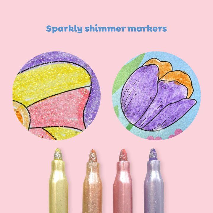 Shimmer Coloring Set - Little Fairy Land