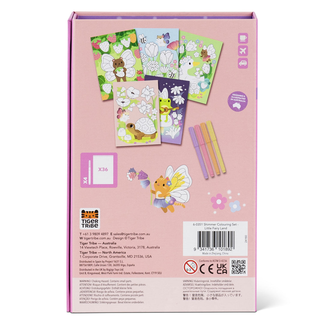Shimmer Coloring Set - Little Fairy Land