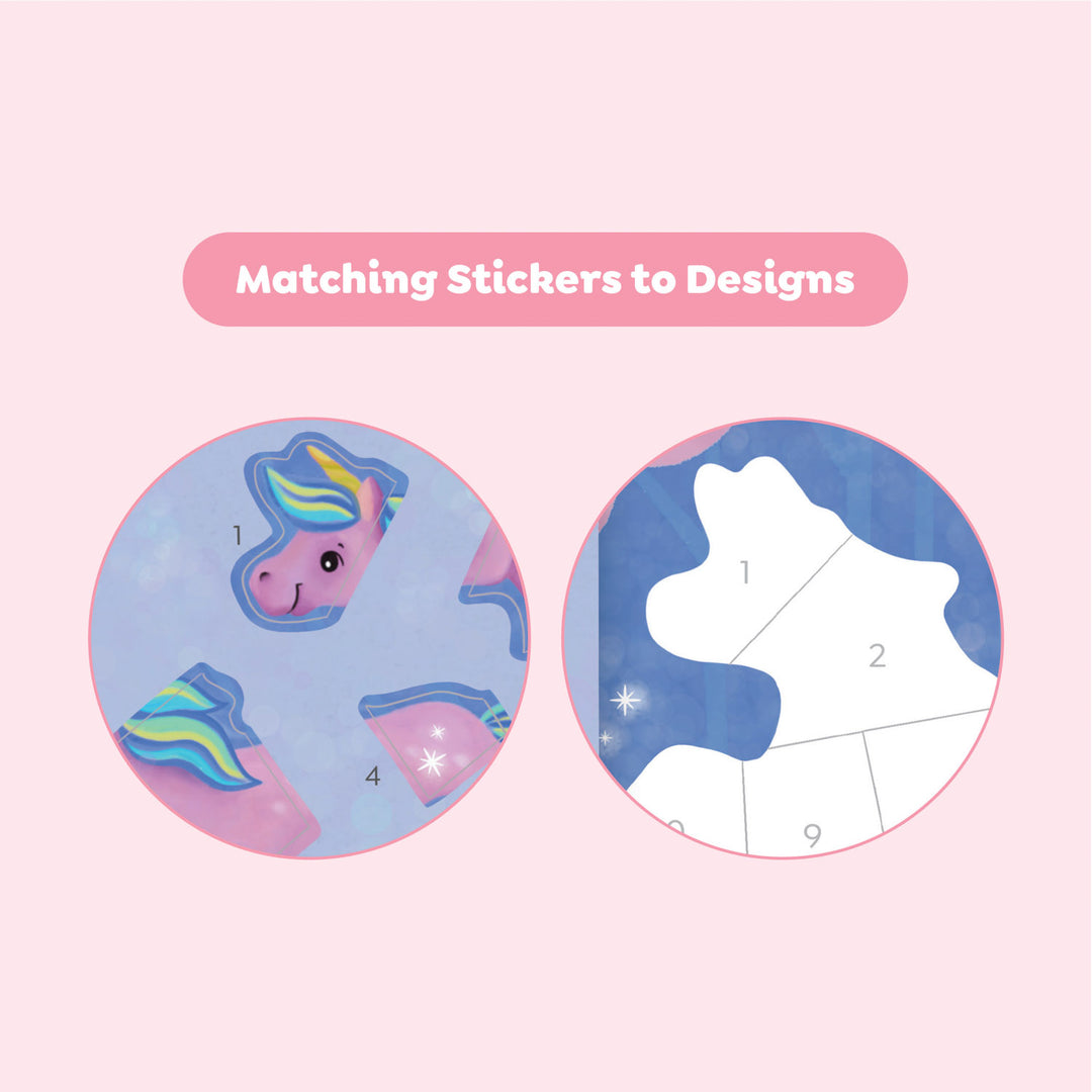 Sticker by Numbers - Magical Garden