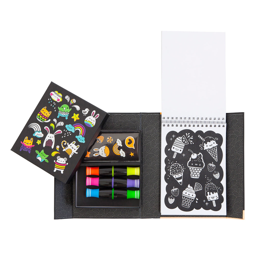 Glow Friends Neon Coloring Set
