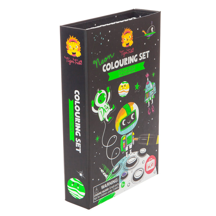 Outer Space Neon Coloring Set
