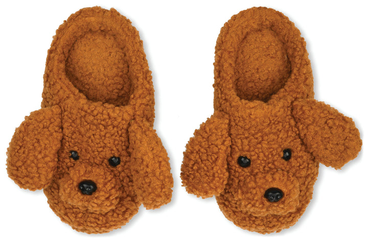 FLUFFY DOG SLIPPERS LARGE