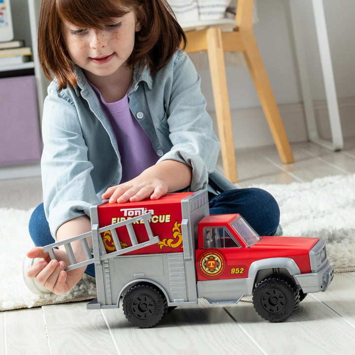 TONKA STEEL CLASSICS FIRE RESCUE TRUCK