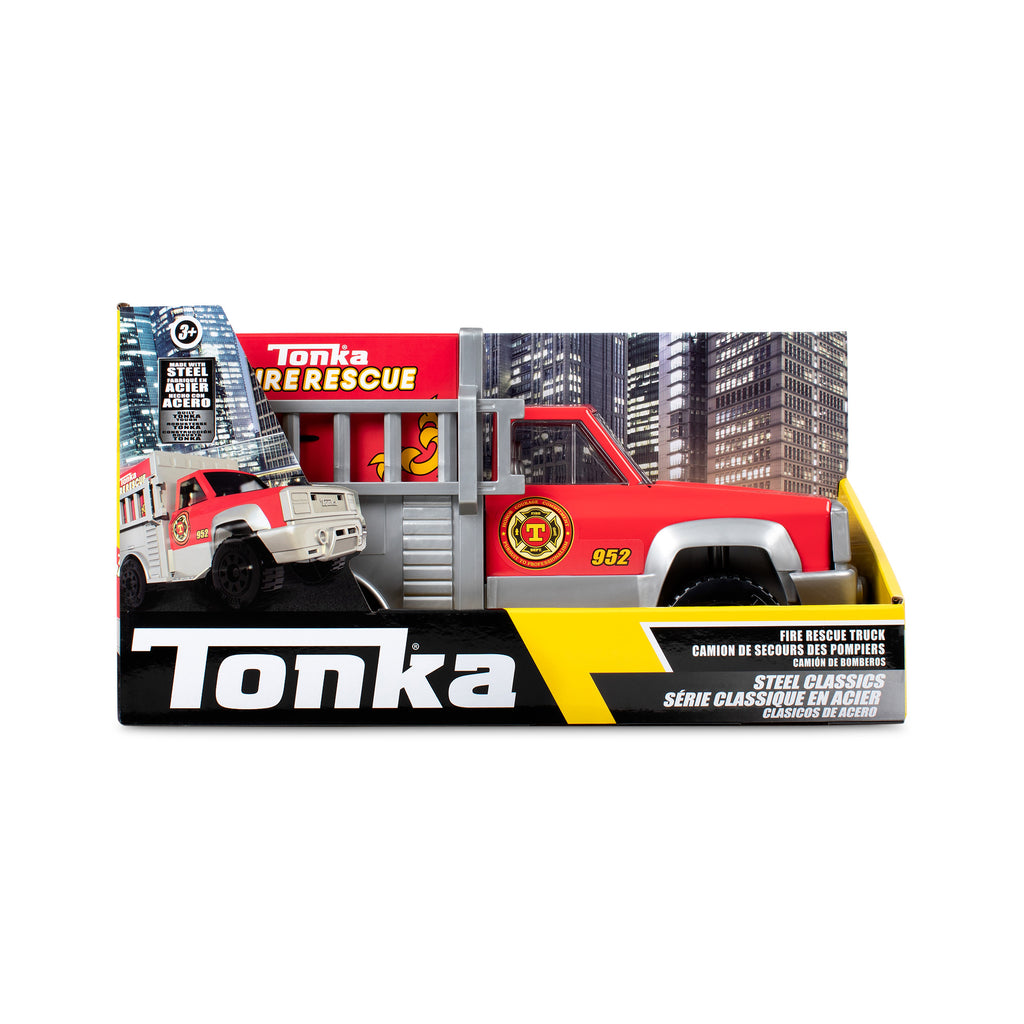TONKA STEEL CLASSICS FIRE RESCUE TRUCK