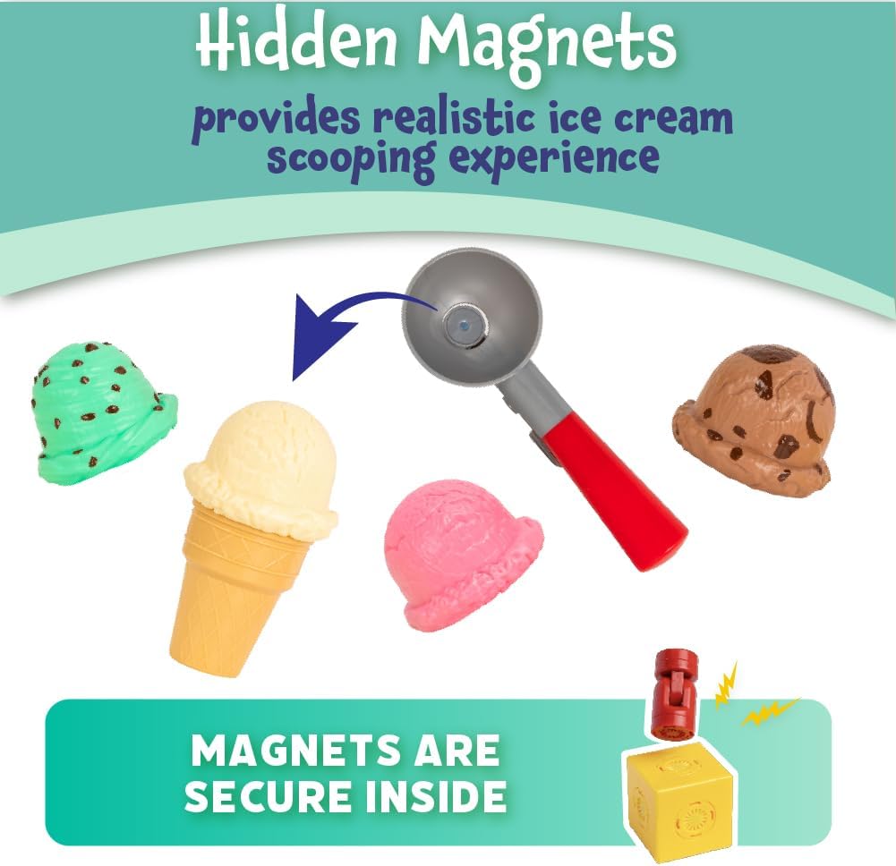 Magnetic Scoop & Play Ice Cream Set