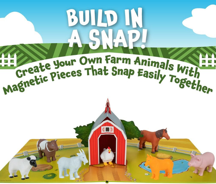 Mini Magnetic Mix or Match Animals - Farm Animals