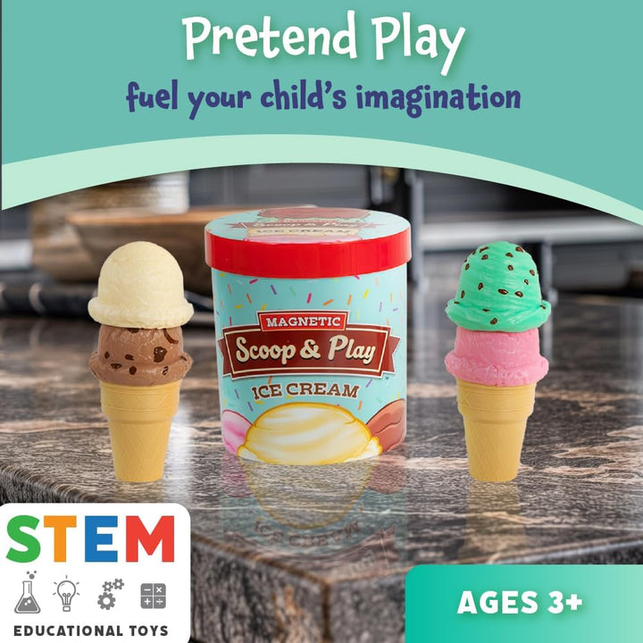 Magnetic Scoop & Play Ice Cream Set