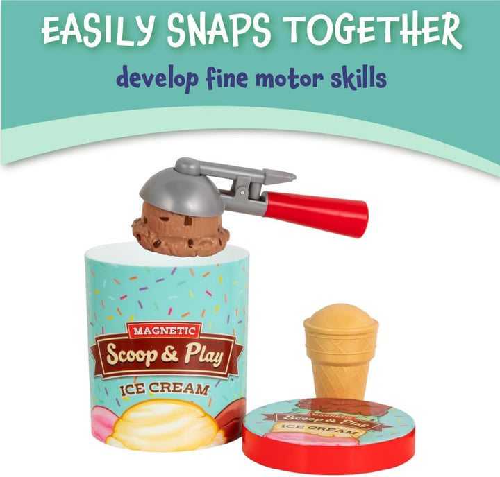 Magnetic Scoop & Play Ice Cream Set