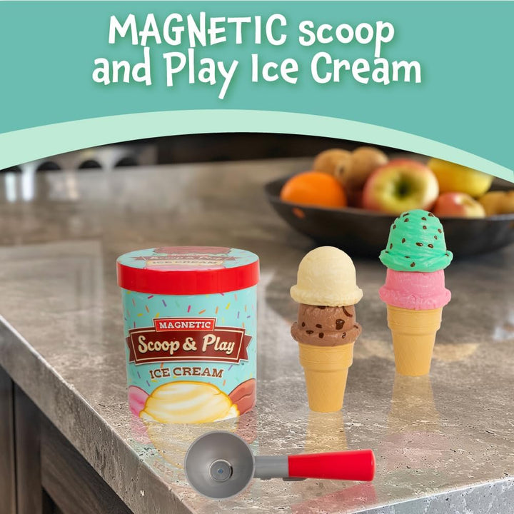 Magnetic Scoop & Play Ice Cream Set