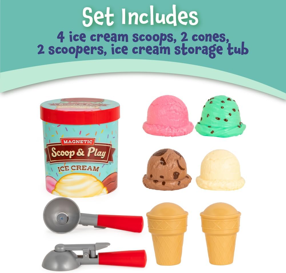 Magnetic Scoop & Play Ice Cream Set