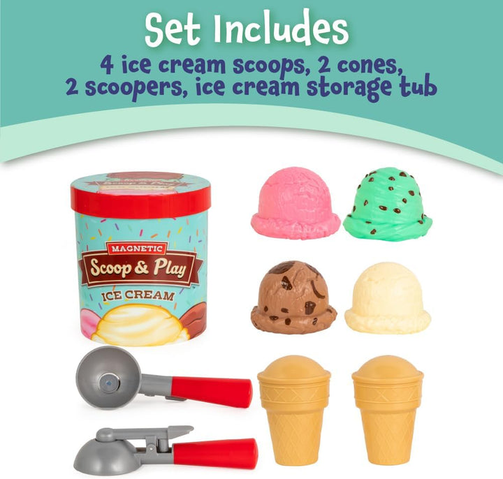 Magnetic Scoop & Play Ice Cream Set