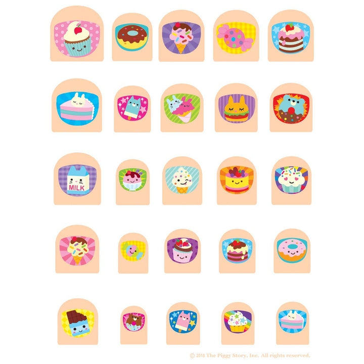 Sweet Shop Bracelet and Nail Sticker Girly Gift Pack