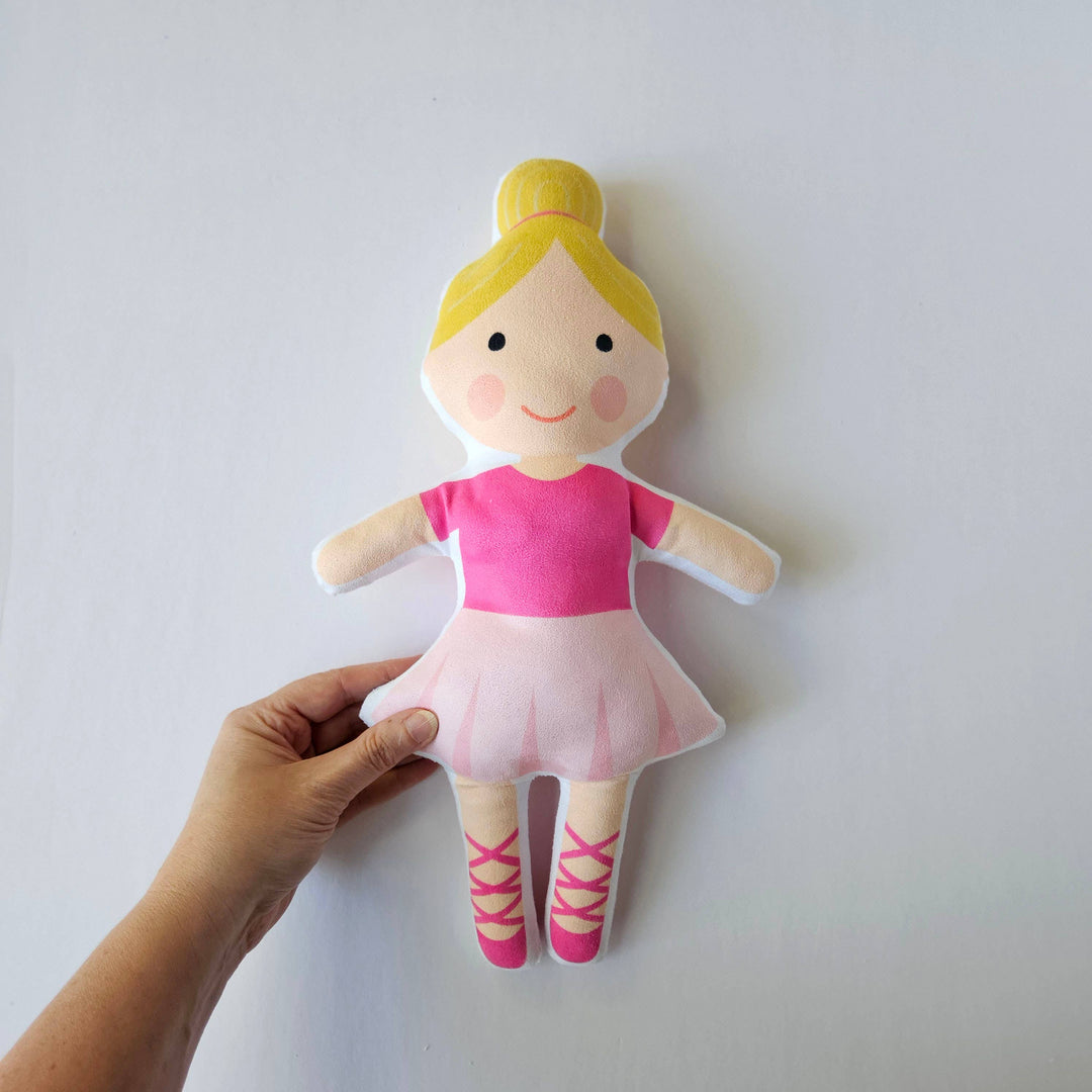 Cut & Sew Ballerina Plush Doll – Easy Sewing Craft Kit