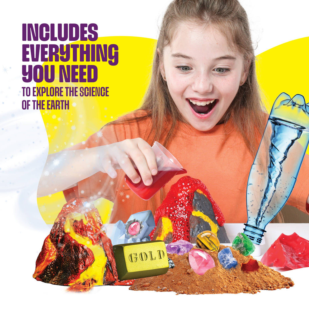 Earth Science Kit for Kids - Volcano Tornado Experiments Kit