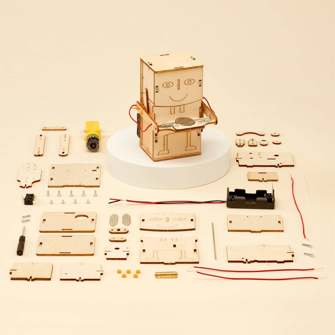 Money Bank Robot DIY Kit, STEM Toy for Kids, Craft Kit