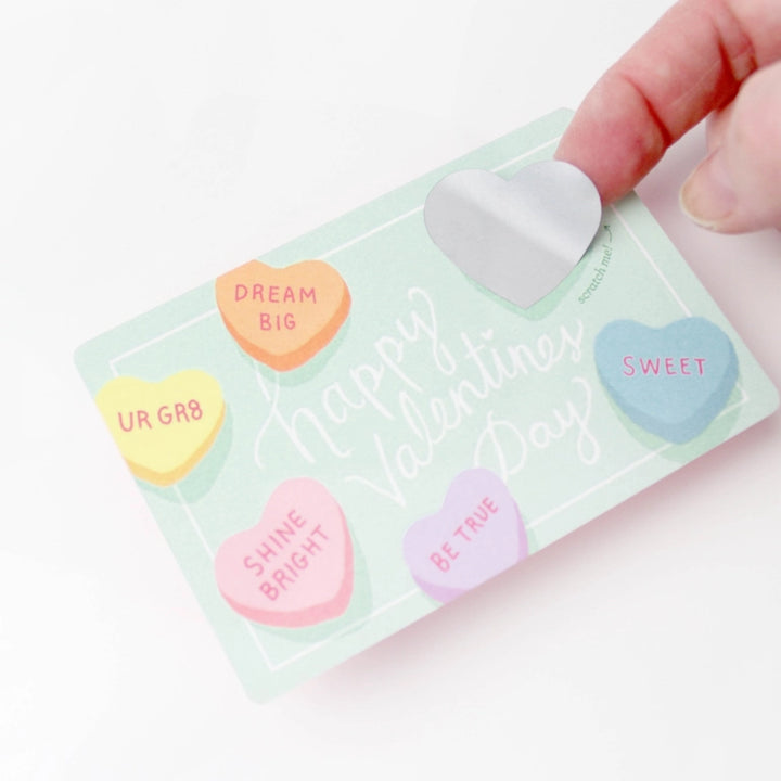 Scratch-Off Valentines-Sweetheart-Set of 18