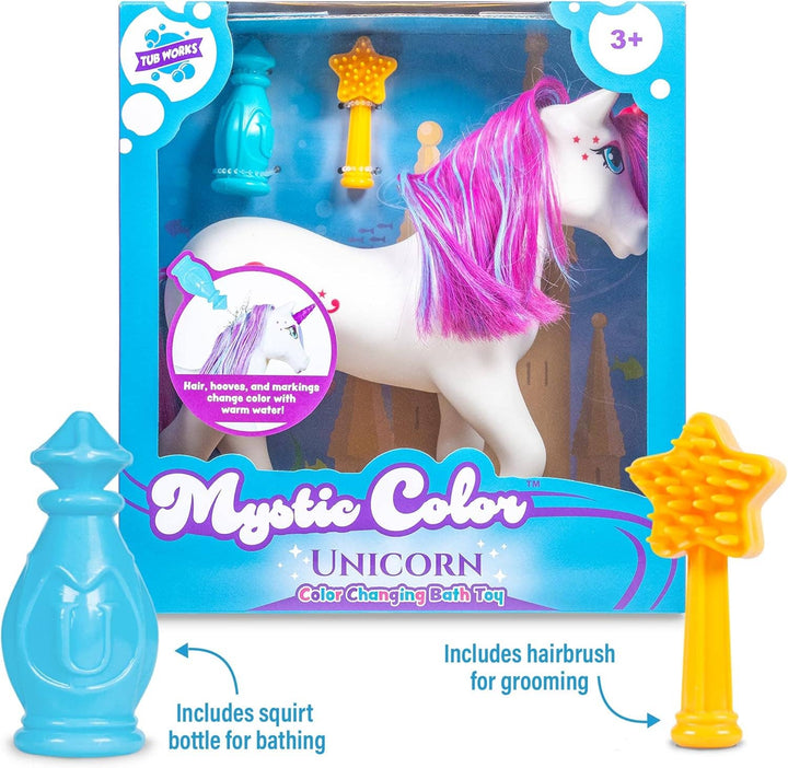 Tub Works® Mystic Color Unicorn™ Color Changing Bath Toy