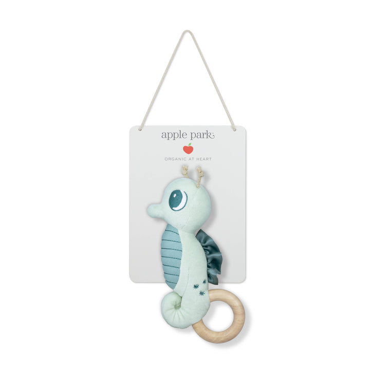 Teal Seahorse Rattle