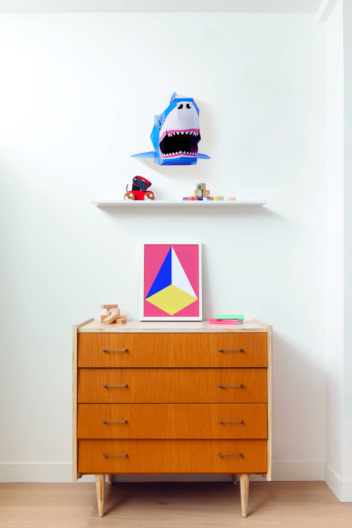 3D Kid and adult Shark Mask