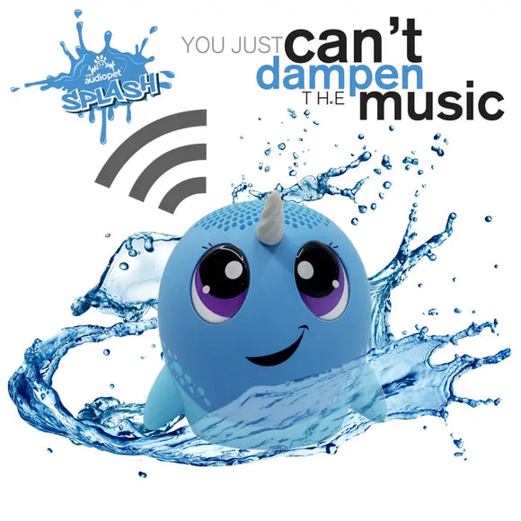 My Audio Pet Splash -Narwhal Waterproof Bluetooth Speaker