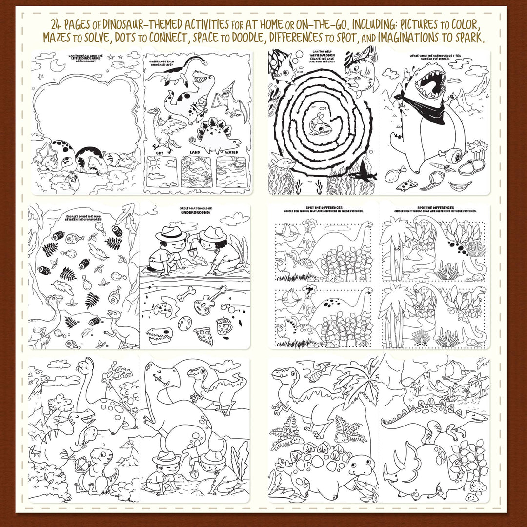 Dinosaur World Gift Pack for Kids