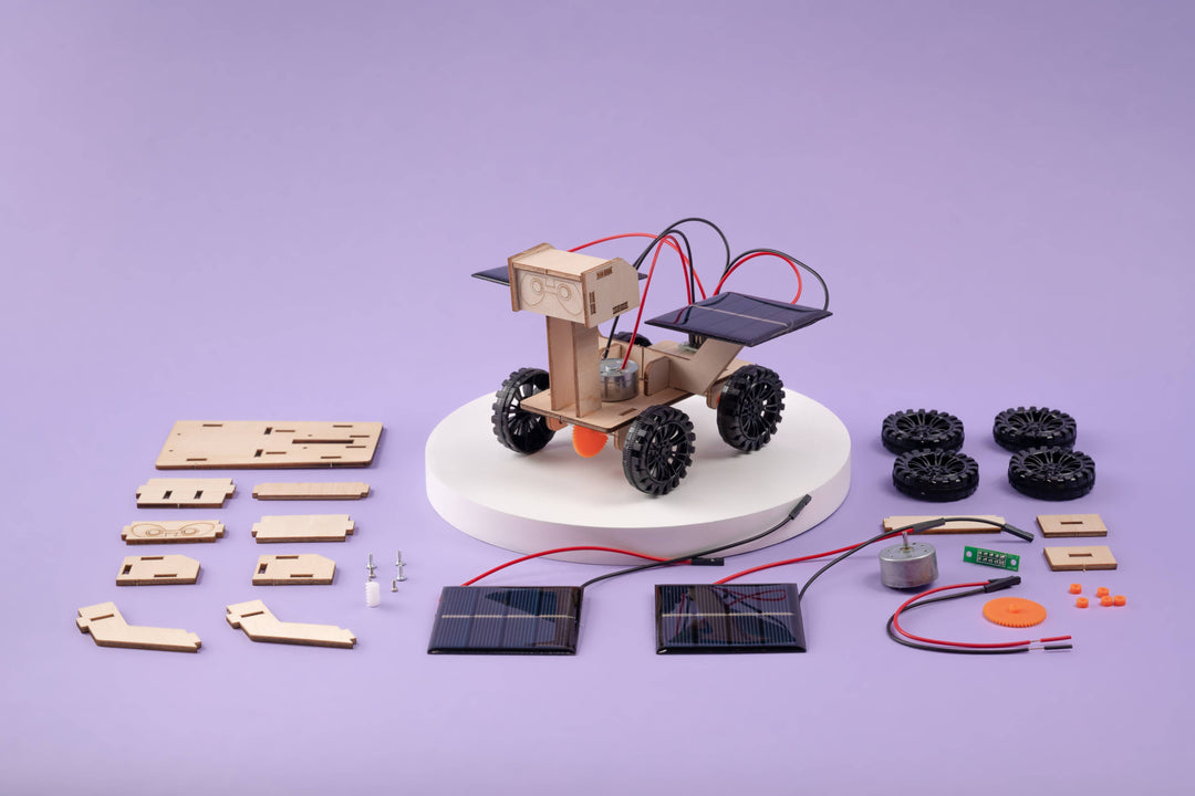 Solar Powered Mars Exploration Rover DIY Kit, STEM Toy