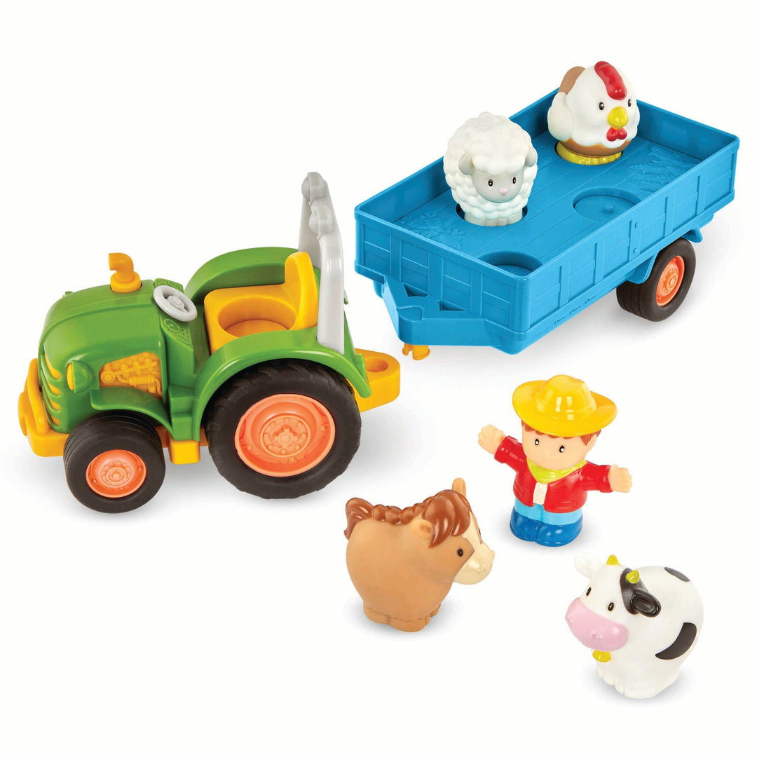 Lights and Sounds Toy Tractor Playset by Battat